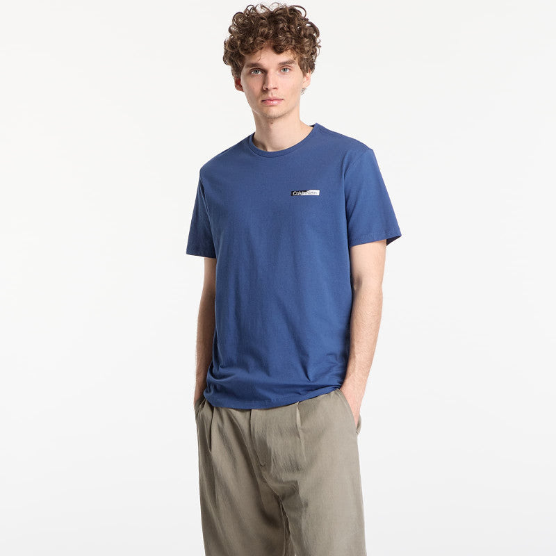 Calvin Klein Ss 30S Eu Spw Split Standard Graphic Tee Dark Denim