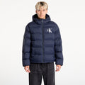 puchowa Calvin Klein Jeans Ls Nylon Monogram Puff Jacket Blue