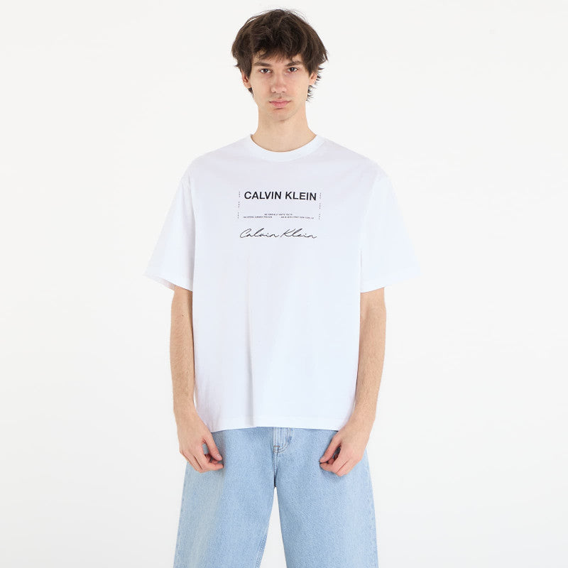 Calvin Klein Jeans 16S April Graphic Se Tee White