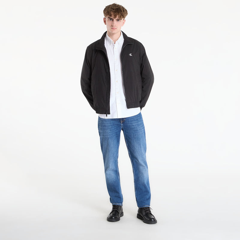 Calvin Klein Jeans Ls Unfilled Nylon Harrington Jacket Black