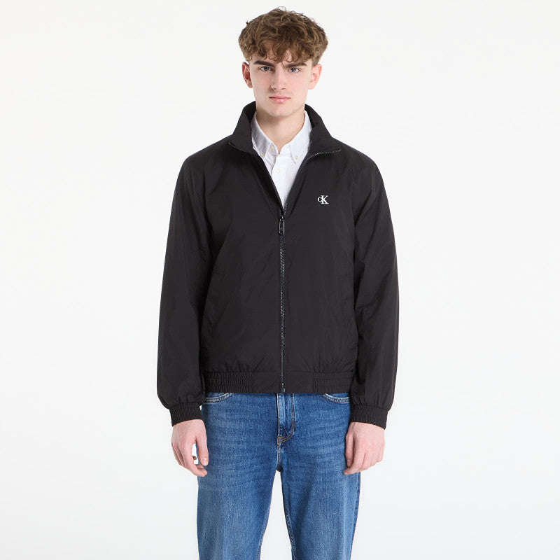 Calvin Klein Jeans Ls Unfilled Nylon Harrington Jacket Black