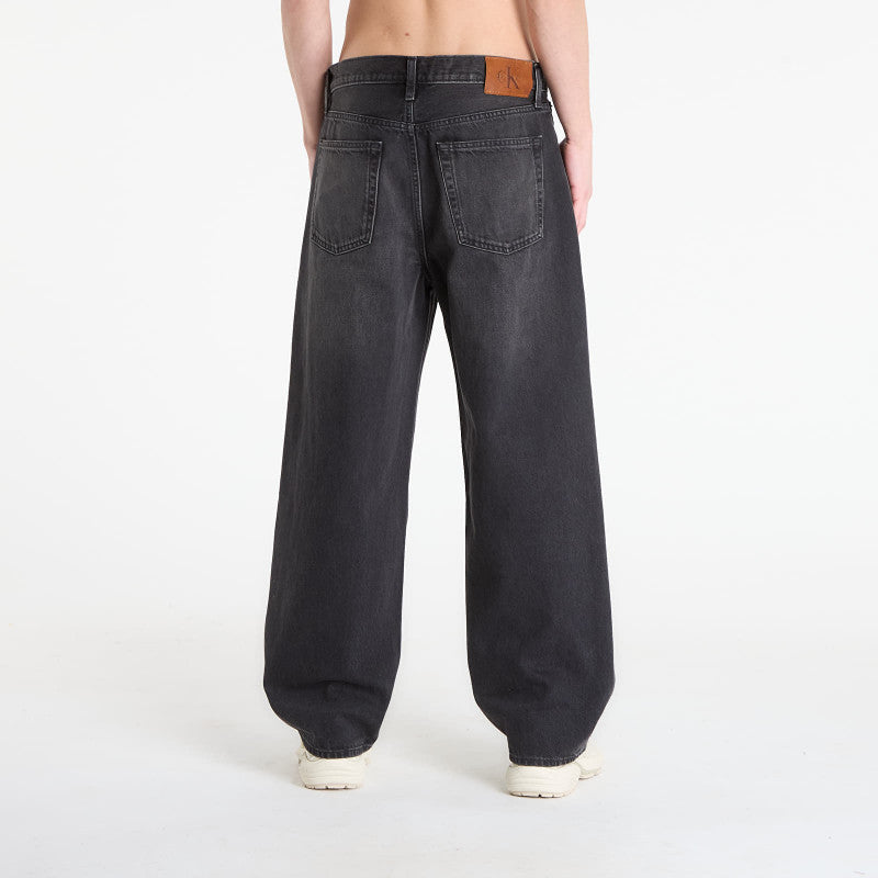 Jeansy Calvin Klein Jeans Baggy Avery Black Stone Jeans Blue