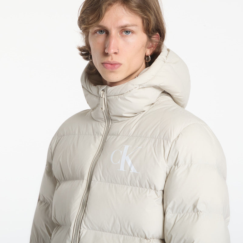 puchowa Calvin Klein Jeans Ls Ltwt Nyln Paded H White
