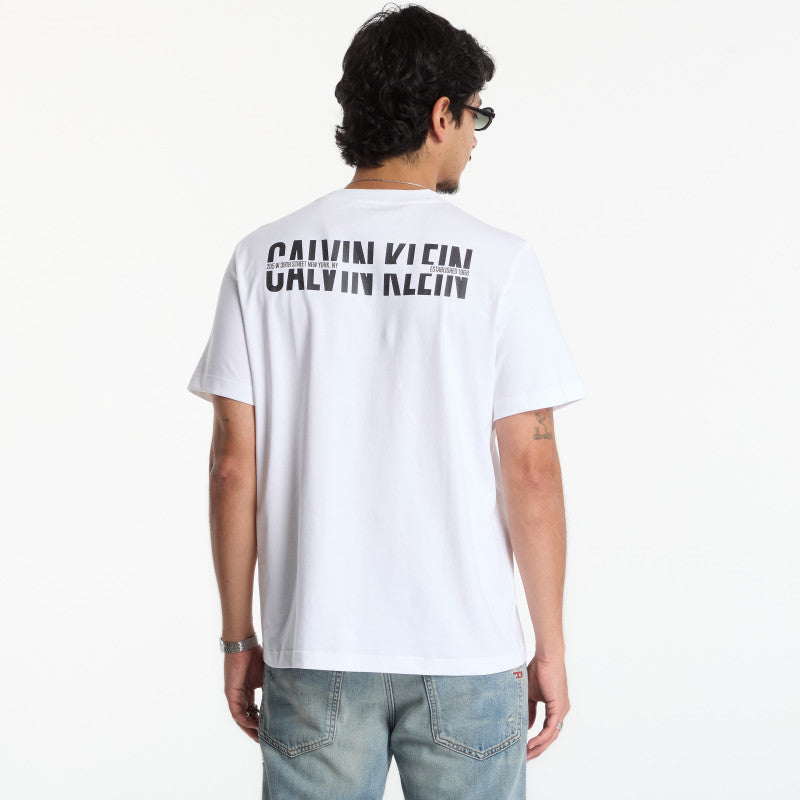 Calvin Klein Jeans Ss Easy 20s Retro Ca Bright White
