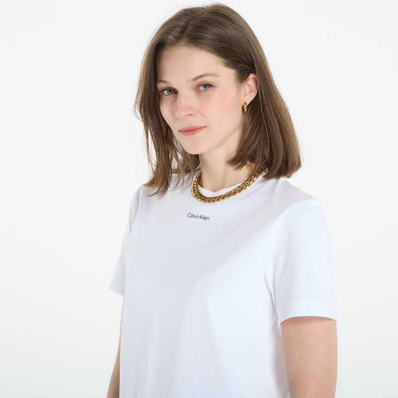 Calvin Klein Ss 20S Classic Logo Tee Bright White