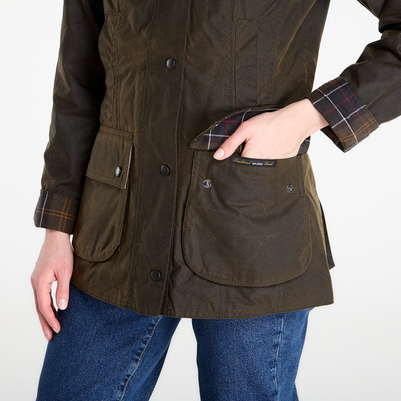Barbour Classic Beadnell Wax Jacket Olive