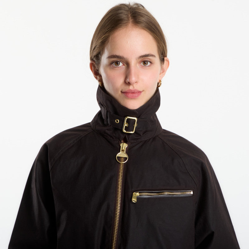 Barbour B.Intl Donnington Wax Jacket Rustic/ Truffle Northumberland Check