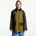 Barbour Treeton Wax Jacket Golden Olive/ Fern/ Ancient