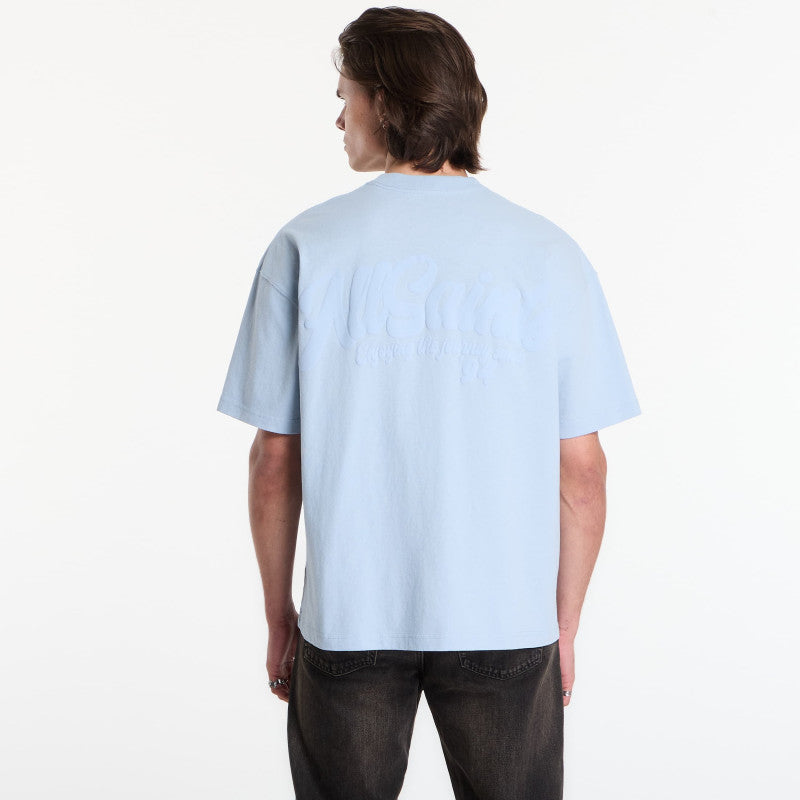 AllSaints Odyssey Ss Crew Graphic T-Shirt Salton Blue