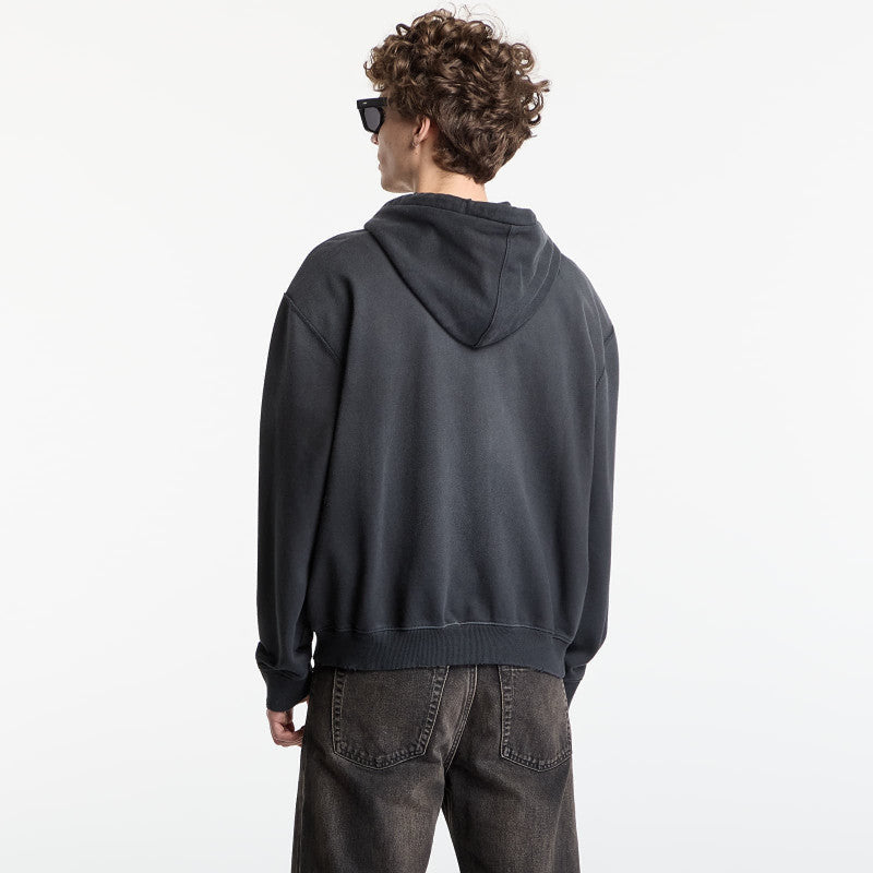 AllSaints Roque Zip Hoody Washed Black