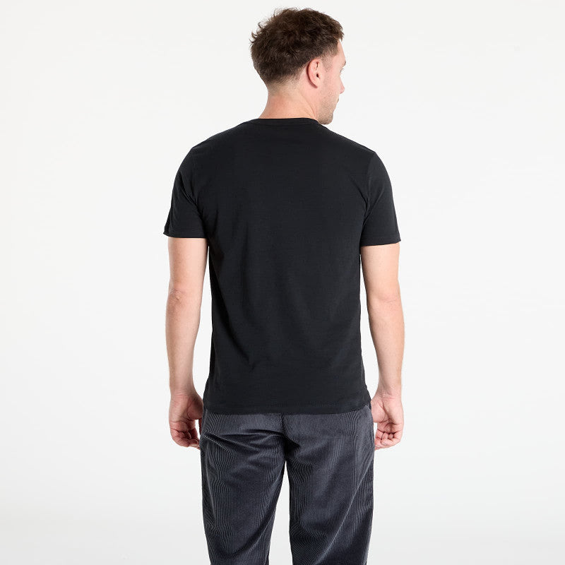 AllSaints Brace Brushed Cotton Crew Neck T-Shirt Jet Black