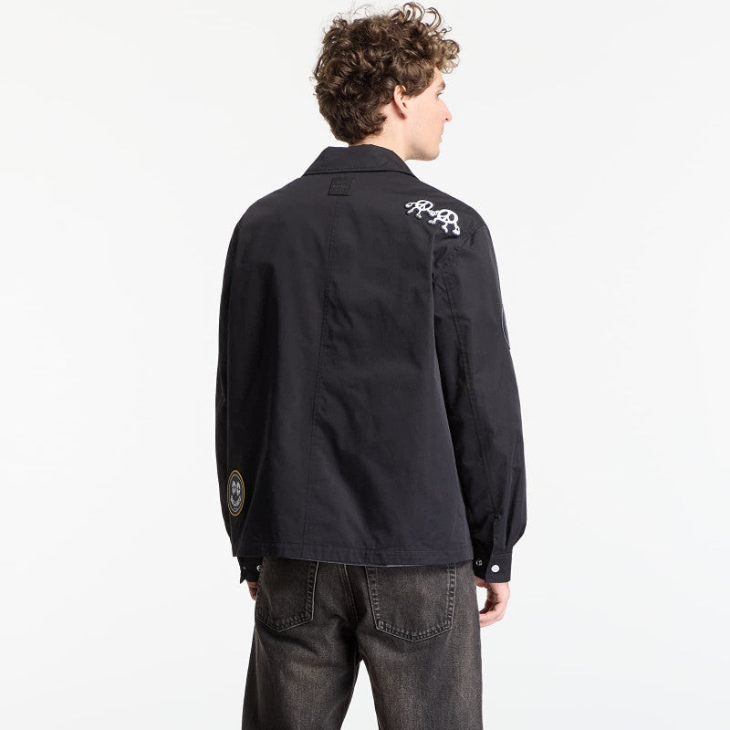 AllSaints Soundman Coach Jacket Black