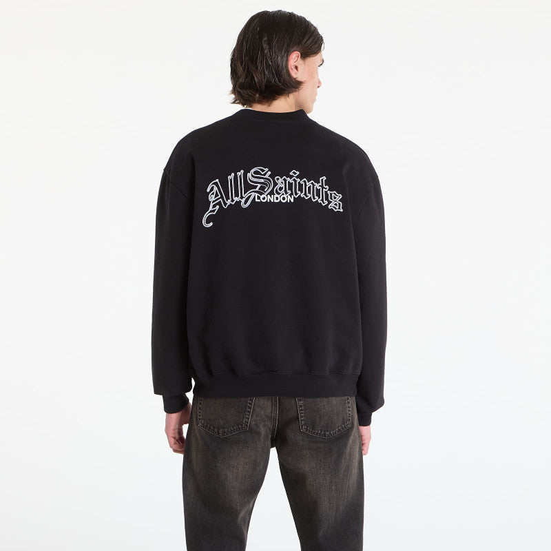 AllSaints Descent Sweatshirt Washed Black