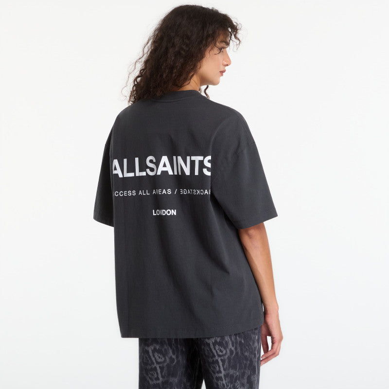 AllSaints Backstage Ss Crew Carter Grey