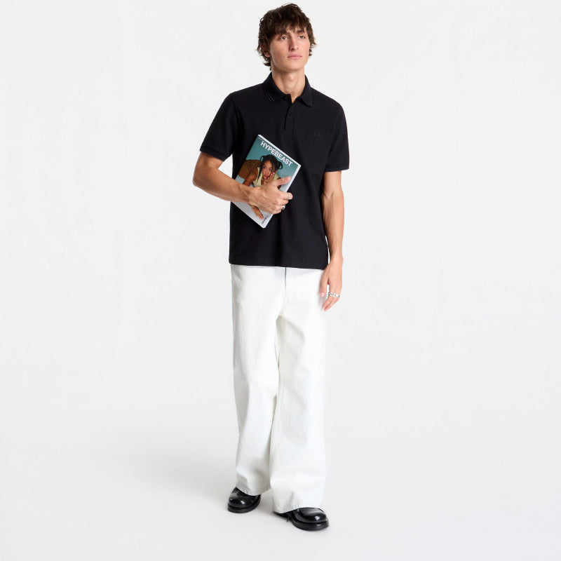 FRED PERRY Twin Tipped Fred Perry Shirt Black