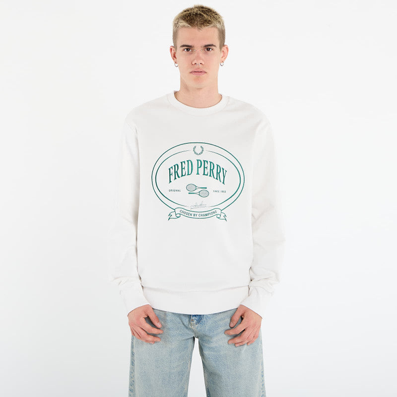 FRED PERRY Chosen By Champions Sweatshirt Snow White