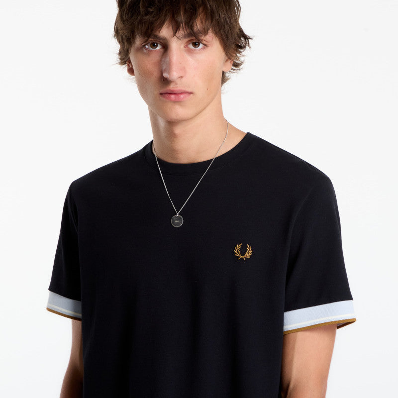 FRED PERRY Twin Tipped Cuff Black