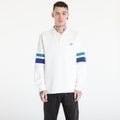 FRED PERRY Tipped Sleeve Collared Sweat Snow White