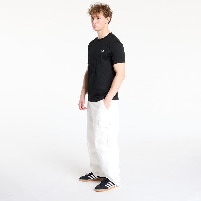 FRED PERRY Ringer Tee Black