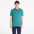 FRED PERRY Twin Tipped Fred Perry Shirt Deep Mint/ Snow White/ Soho Eclipse