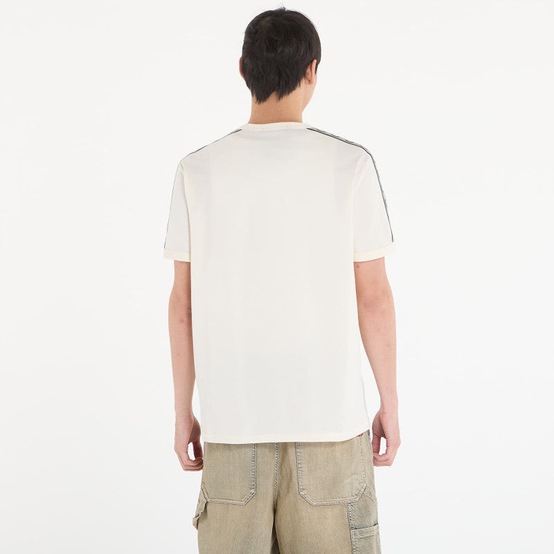 FRED PERRY Contrast Tape Ringer T-Shirt Ecru/ Navy