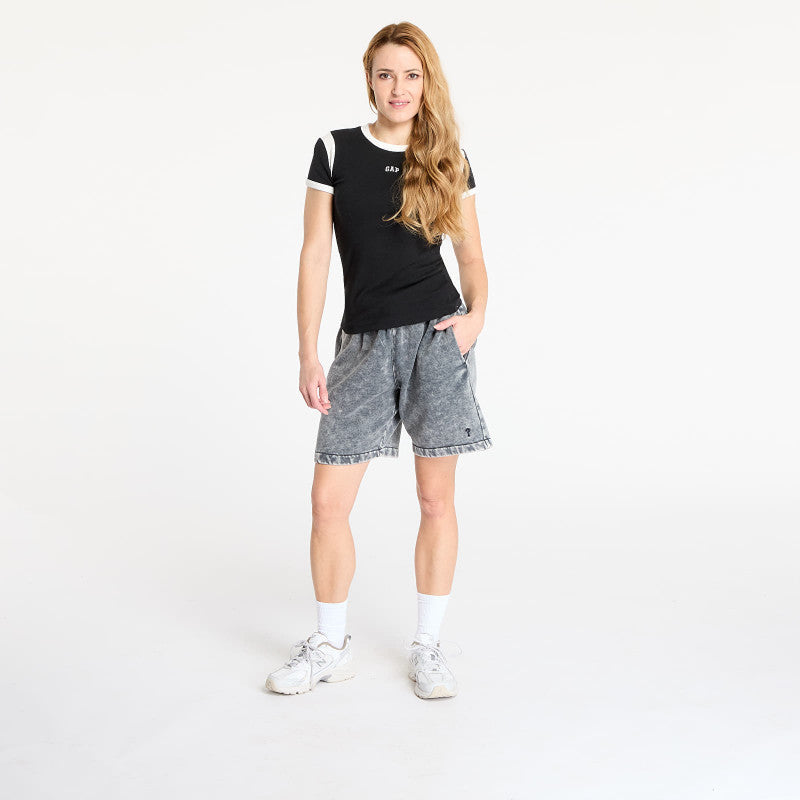Guess Originals Acid Fleece UNISEX Short Washed Out Black Mul
