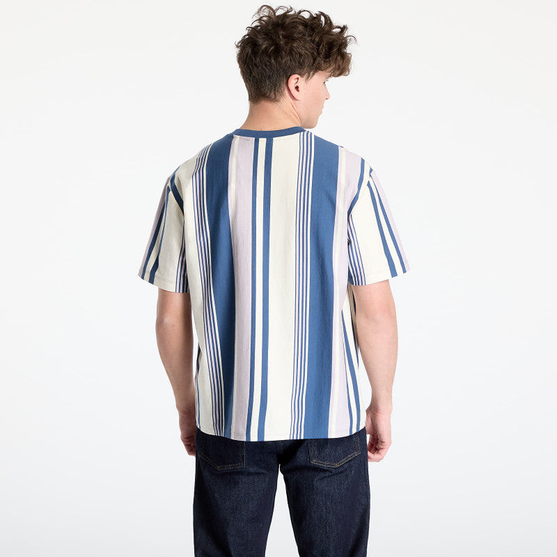 GUESS Originals Stripe T-Shirt Wisteria Petal Strip