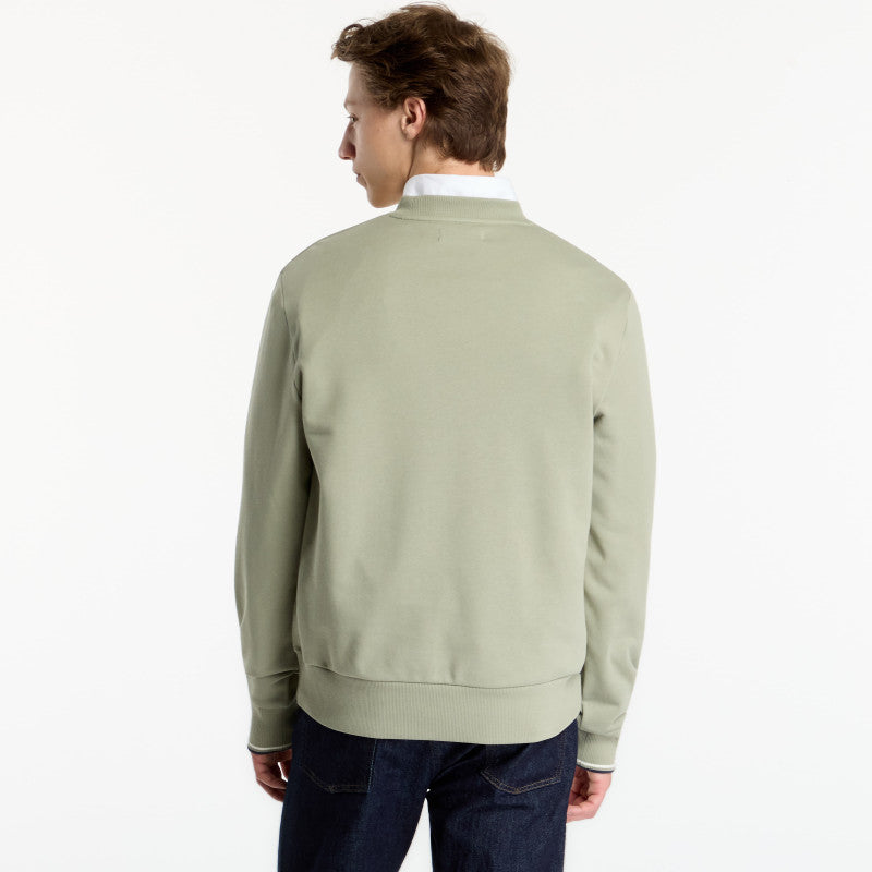 FRED PERRY Crew Neck Sweatshirt Seagrass