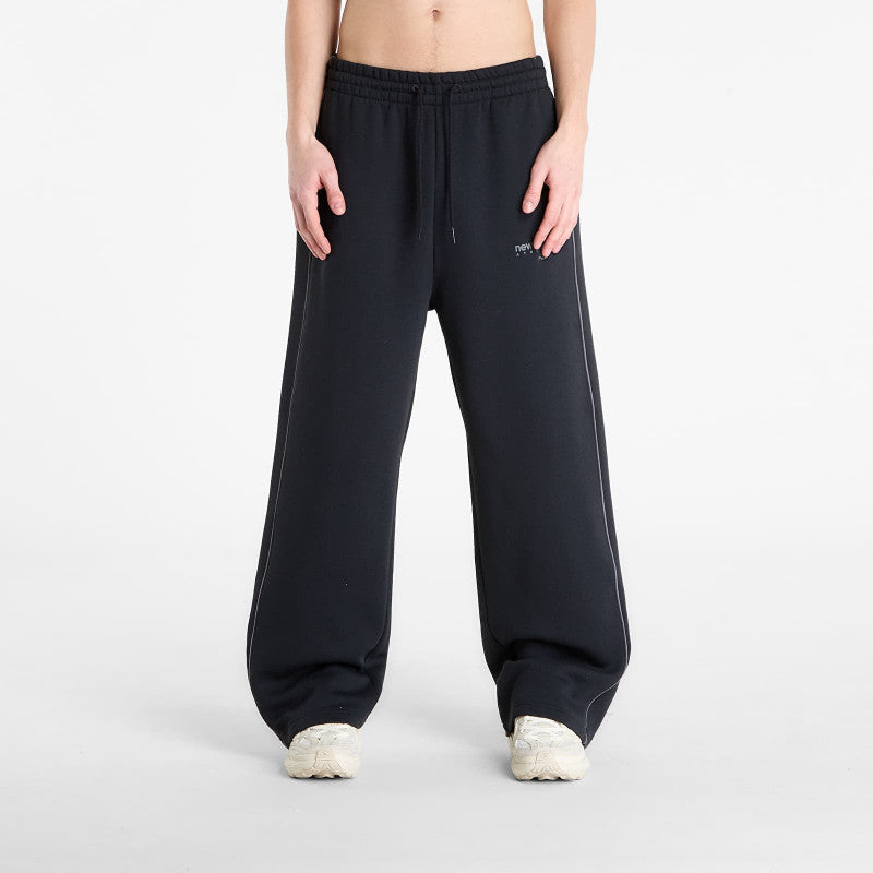 New Balance Linear Graphic Fleece Pant Black