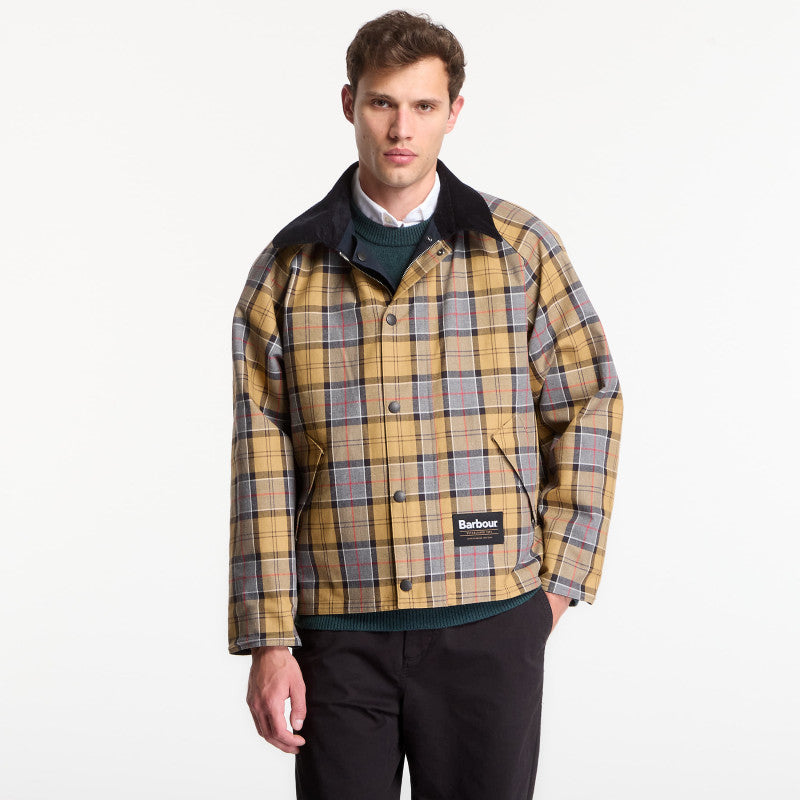 Barbour Oversized Reversible Transporter Jacket Navy