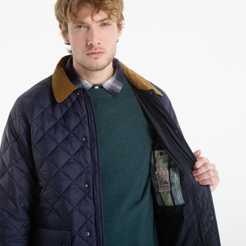 Barbour City Bedale Quilted Jacket Navy