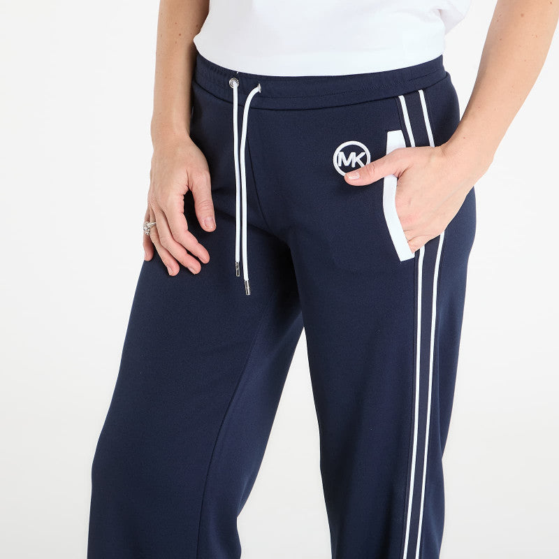 Michael Kors Contrast Trim Track Pant Midnight Blue