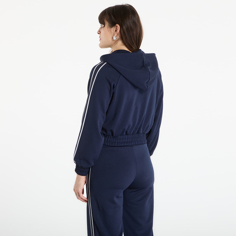 Michael Kors Contrast Zip Front Track Jacket Midnight Blue