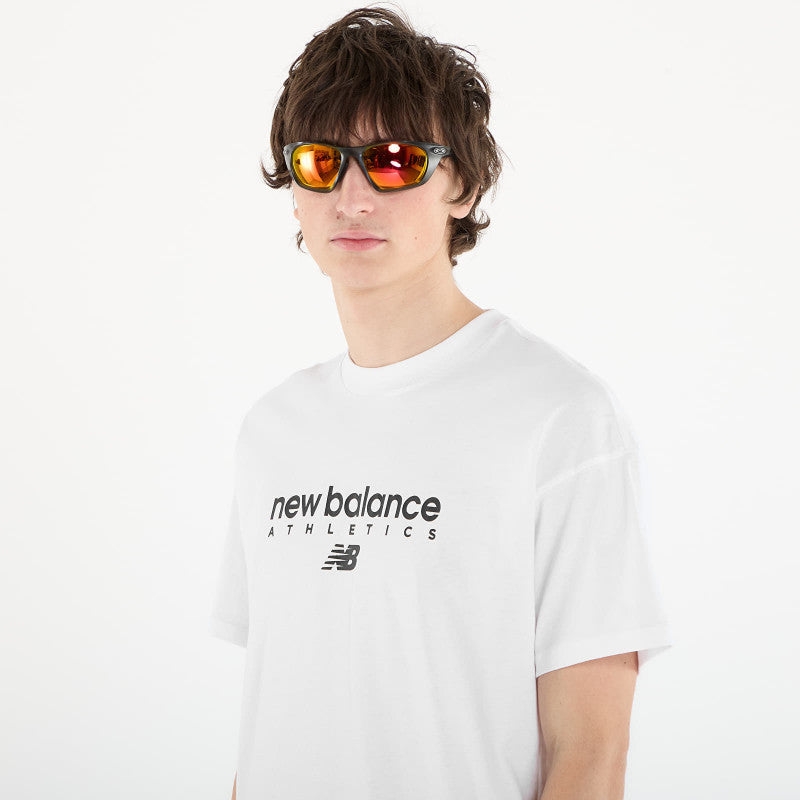 New Balance Linear Graphic T-Shirt White