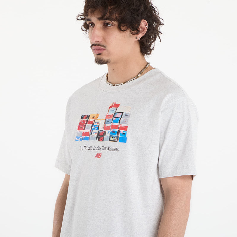 New Balance Boxes T-Shirt Ash Heather