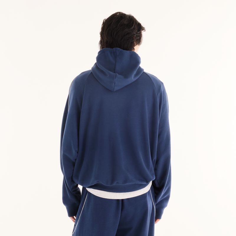 New Balance Trackside French Terry Hoodie Nb Navy