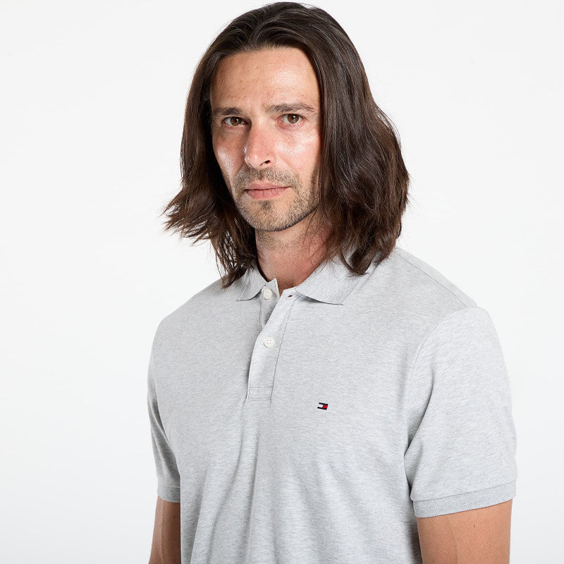 Tommy Hilfiger Liquid Cotton Reg Se Polo Grey