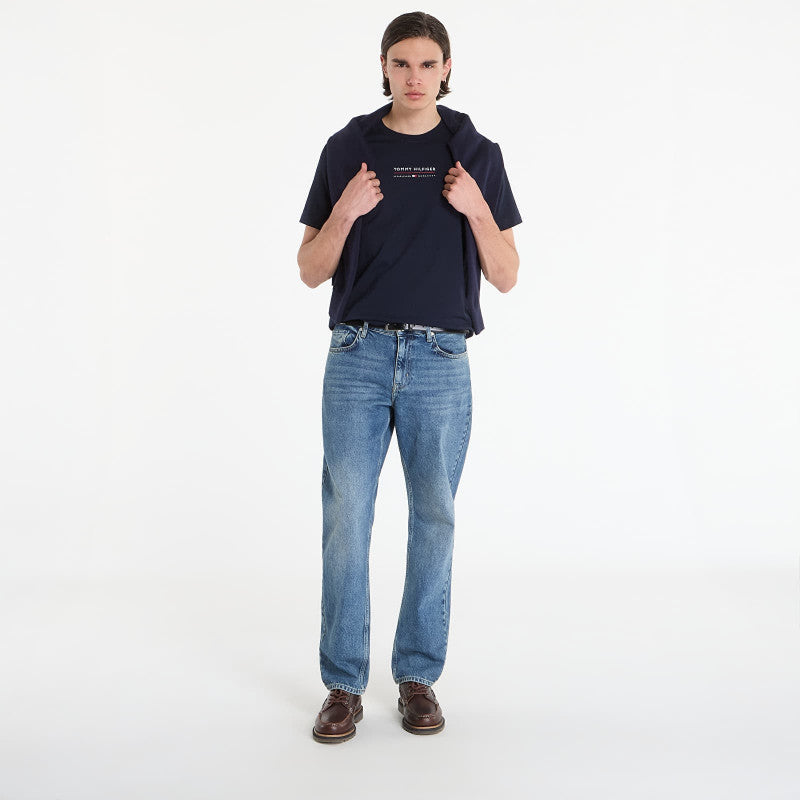 Tommy Hilfiger Brand Love Lockup Tee Navy