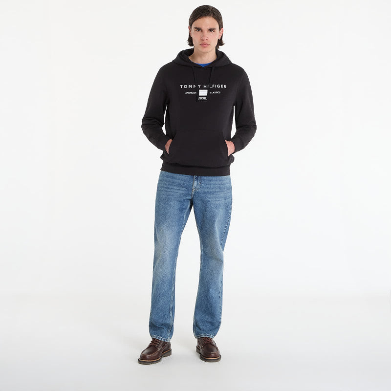 Tommy Hilfiger Brand Love Tr Mono Stack Hoody Black