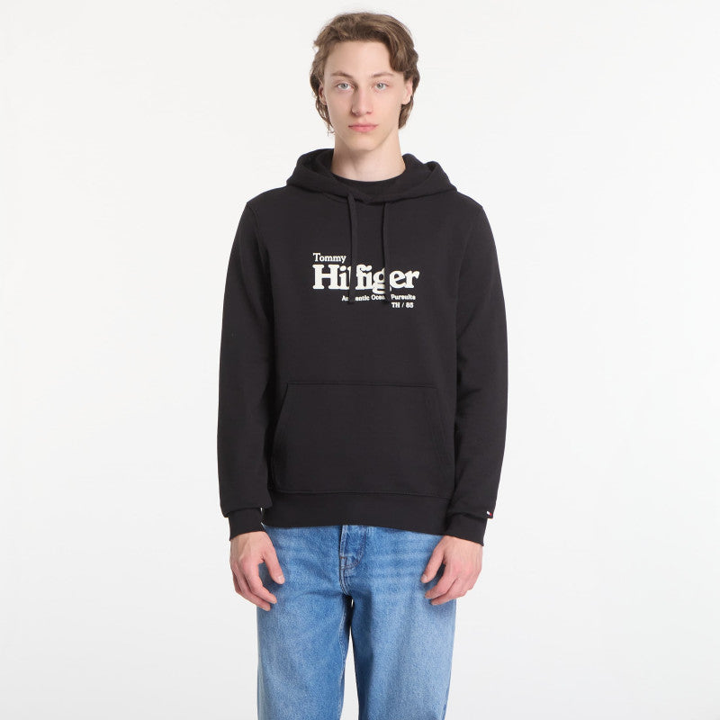 Tommy Hilfiger Nautical Graphic Hoodie Black