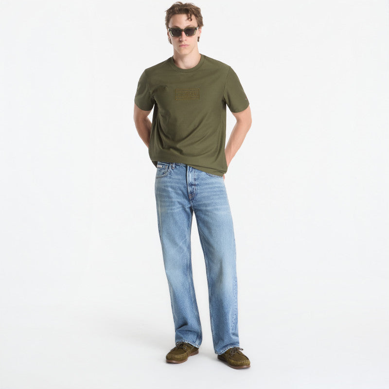 Tommy Hilfiger Mix Media Graphic Tee Huntsman Green