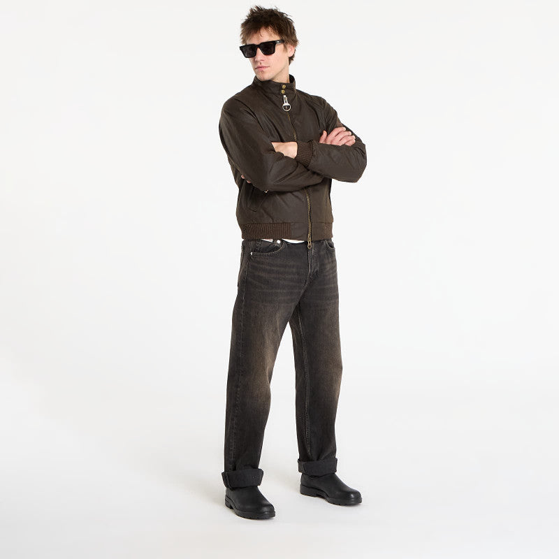 Barbour International Steve McQueen Wax Merchant Olive