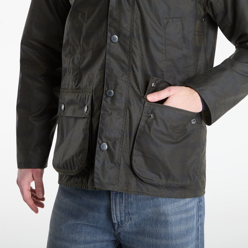 Barbour Tartan Ambleside Waxed Jacket Archive Olive Tartan
