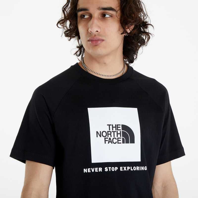 The North Face S/S Raglan Redbox Tee TNF Black