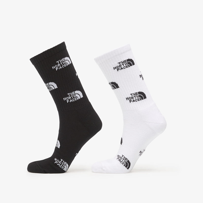 The North Face Everyday Crew Sock Logo 2-Pack TNF Black/ TNF White/ Outlet C