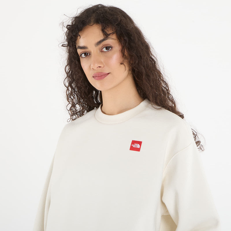 The North Face Redbox Crew White Dune