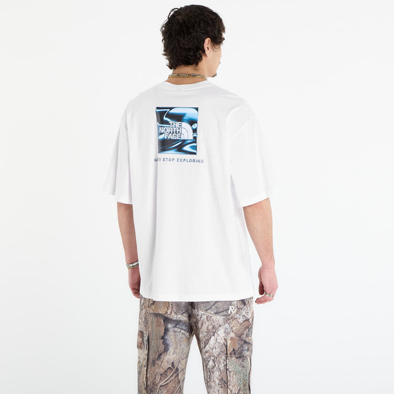 The North Face Liquid Box Nse Oversize Short Sleeve Tee-Graphic TNF White