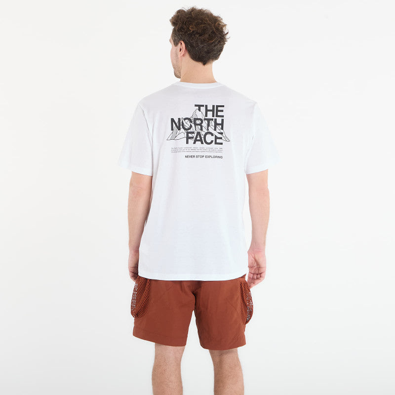 The North Face Mountain Sketch Regular Short Sleeve Tee-Graphic TNF White