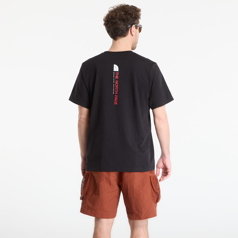 The North Face Vertical Regular Short Sleeve Tee-Graphic TNF Black