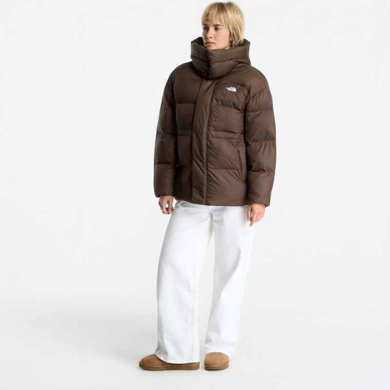 puchowa The North Face Puffer Oversized Jacket Dark Chestnut